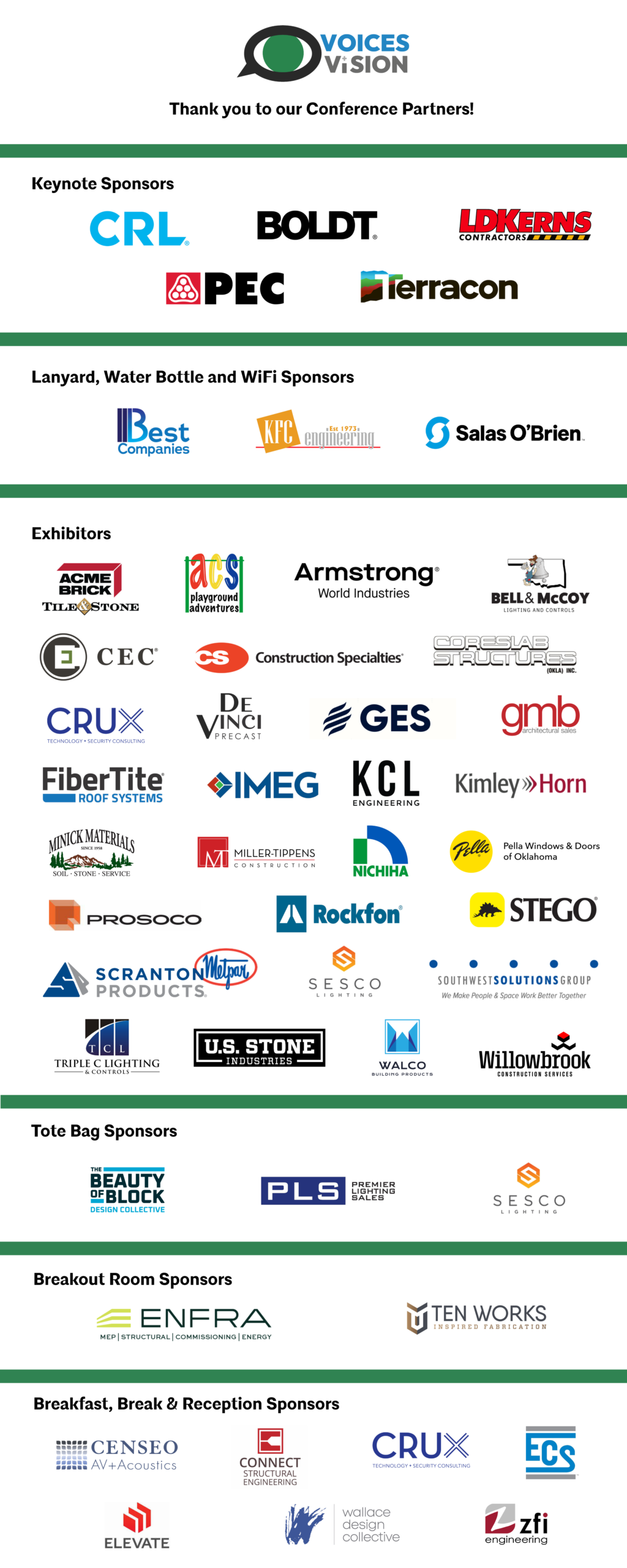 26 All Sponsors Banner
